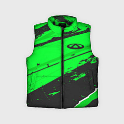 Детский жилет Chery sport green, цвет: 3D-черный