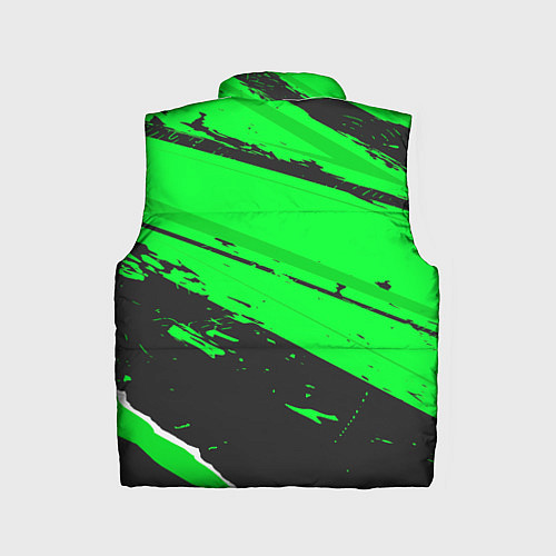 Детский жилет Skoda sport green / 3D-Черный – фото 2