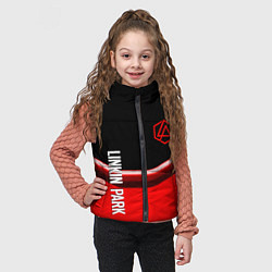 Детский жилет Linkin park geometry line steel, цвет: 3D-черный — фото 2