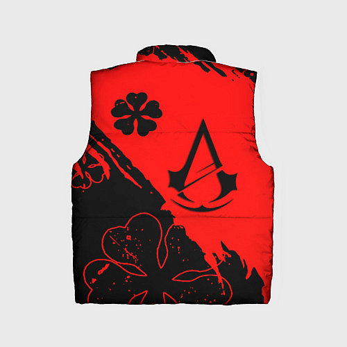 Детский жилет Assassins Creed logo clewer / 3D-Черный – фото 2