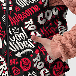 Детский жилет Крутая команда, цвет: 3D-черный — фото 2