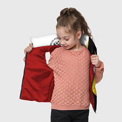 Детский жилет За веру царя и святую триединую Русь Большой герб, цвет: 3D-красный — фото 2