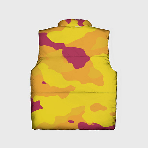 Детский жилет Камуфляж золото текстура / 3D-Светло-серый – фото 2