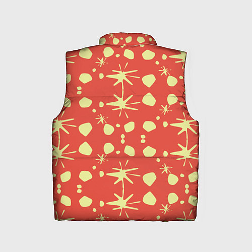 Детский жилет Лимонные пятна на красном цвете Фиеста / 3D-Черный – фото 2