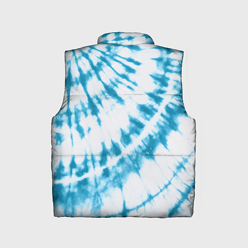 Детский жилет Тай-дай бело-синий / 3D-Красный – фото 2