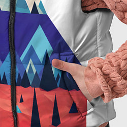 Детский жилет Русские горы, цвет: 3D-красный — фото 2