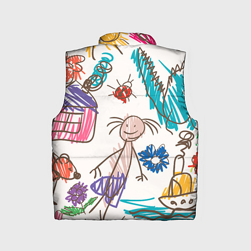 Детский жилет Детский принт / 3D-Черный – фото 2