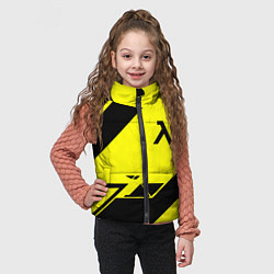 Детский жилет Half life geometry, цвет: 3D-черный — фото 2