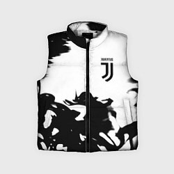 Детский жилет Juventus smoke black fire, цвет: 3D-светло-серый