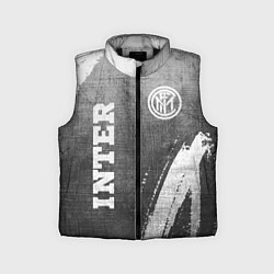 Детский жилет Inter - grey gradient вертикально, цвет: 3D-черный