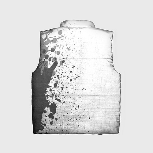 Детский жилет West Ham - white gradient по-вертикали / 3D-Черный – фото 2