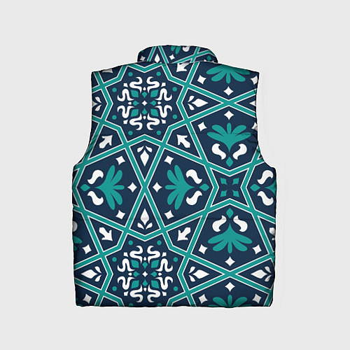 Детский жилет Геометрический узор арабеска / 3D-Черный – фото 2