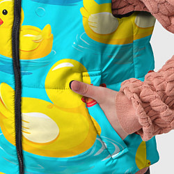 Детский жилет Плавающие уточки, цвет: 3D-красный — фото 2