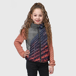 Детский жилет Сумрачный спальный район, цвет: 3D-красный — фото 2