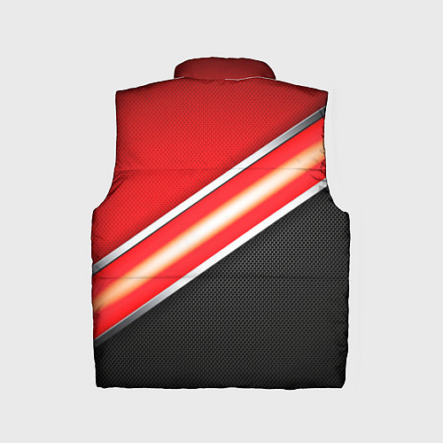 Детский жилет BMW geometry steel / 3D-Красный – фото 2