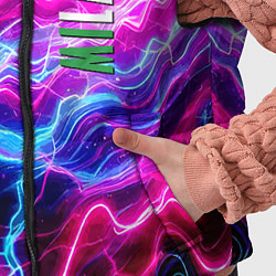 Детский жилет Milano - neon abstraction, цвет: 3D-светло-серый — фото 2