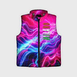 Детский жилет Milano - neon abstraction, цвет: 3D-светло-серый