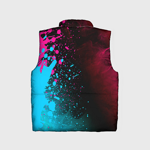 Детский жилет Deadlock - neon gradient по-вертикали / 3D-Черный – фото 2