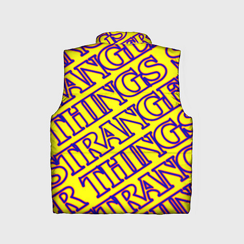 Детский жилет Stranger Things serials / 3D-Светло-серый – фото 2