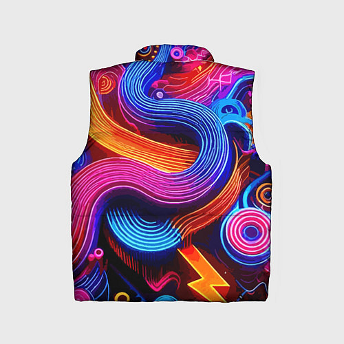 Детский жилет Colourful abstraction - Milano / 3D-Черный – фото 2