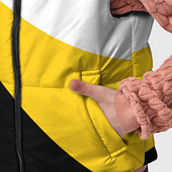 Детский жилет Сокрушу пред ним врагов его малый желтый крест Ник, цвет: 3D-светло-серый — фото 2