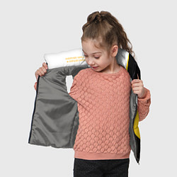 Детский жилет Сокрушу пред ним врагов его малый желтый крест Ник, цвет: 3D-светло-серый — фото 2