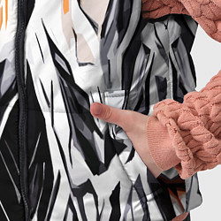 Детский жилет Чёрно-жёлтая абстракция на белом фоне, цвет: 3D-черный — фото 2