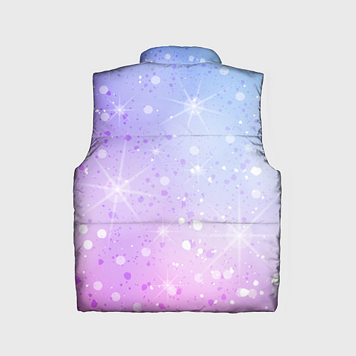 Детский жилет Абстрактный фон с бликами / 3D-Светло-серый – фото 2