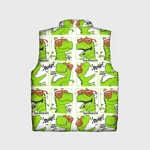Детский жилет Brothersaurus / 3D-Черный – фото 2