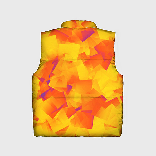 Детский жилет Желтый калейдоскоп / 3D-Светло-серый – фото 2