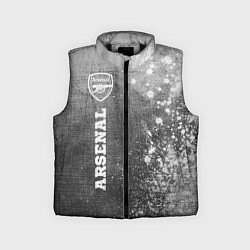 Детский жилет Arsenal - grey gradient по-вертикали, цвет: 3D-черный