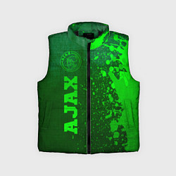 Детский жилет Ajax - green gradient по-вертикали