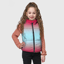 Детский жилет Текстура цветов градиента, цвет: 3D-светло-серый — фото 2