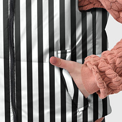 Детский жилет Полоски - Битлджус, цвет: 3D-светло-серый — фото 2