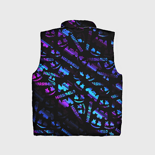 Детский жилет Marshmello neon club / 3D-Светло-серый – фото 2
