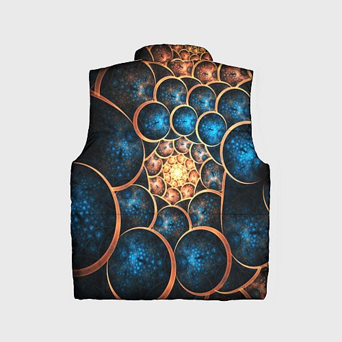 Детский жилет Оптическая абстракция круги / 3D-Красный – фото 2