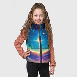 Детский жилет Звезда галактики, цвет: 3D-красный — фото 2