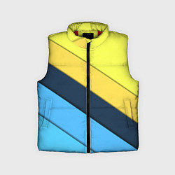 Детский жилет Геометрия полосы спорт, цвет: 3D-красный