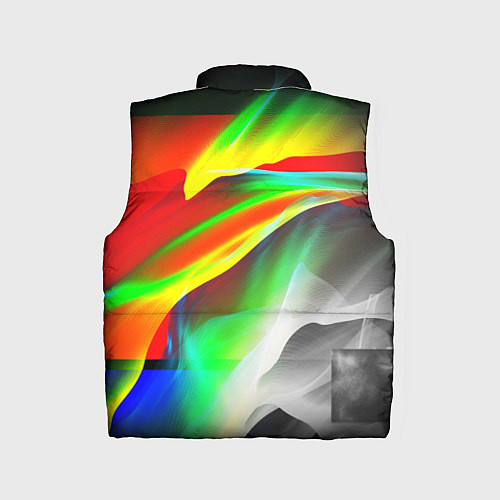 Детский жилет Текстура краски / 3D-Черный – фото 2