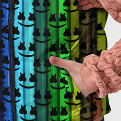 Детский жилет Marshmello gradient, цвет: 3D-светло-серый — фото 2
