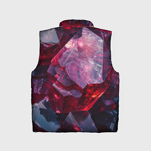 Детский жилет Драгоценный минерал / 3D-Красный – фото 2