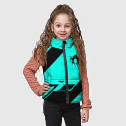 Детский жилет Deathstranding geometry, цвет: 3D-красный — фото 2