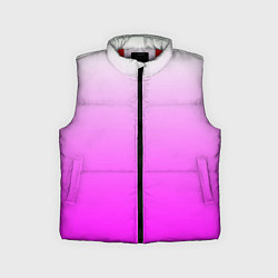 Детский жилет Gradient color pink, цвет: 3D-красный