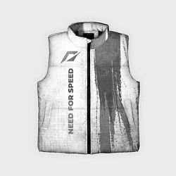 Детский жилет Need for Speed - white gradient по-вертикали