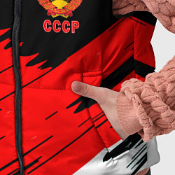 Детский жилет СССР краски абстрактные текстура, цвет: 3D-красный — фото 2