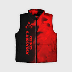 Детский жилет Assassins Creed - red gradient по-вертикали