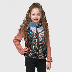 Детский жилет Коллекция мастера игры, цвет: 3D-красный — фото 2