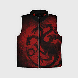 Детский жилет Targaryen house Game of Thrones, цвет: 3D-красный