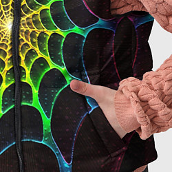 Детский жилет Психоделика текстура фрактал, цвет: 3D-красный — фото 2