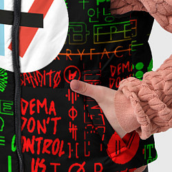 Детский жилет Twenty one pilots music steel, цвет: 3D-красный — фото 2